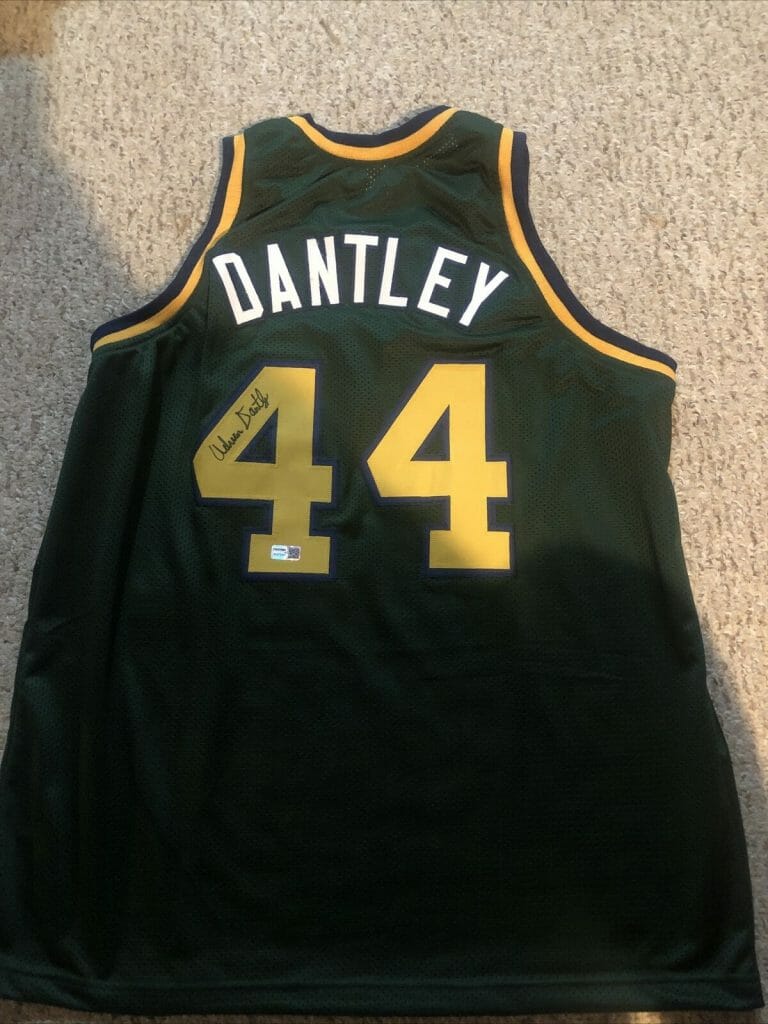 NOTRE DAME FIGHTING IRISH- ADRIAN DANTLEY SIGNED AUTOGRAPH JERSEY TRISTAR COA COLLECTIBLE MEMORABILIA