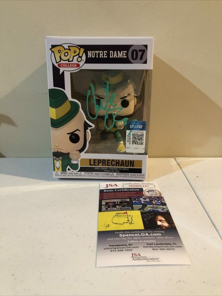 NOTRE DAME FIGHTING IRISH- MIKE BREY SIGNED AUTOGRAPH FUNKO POP JSA COA RARE COLLECTIBLE MEMORABILIA
