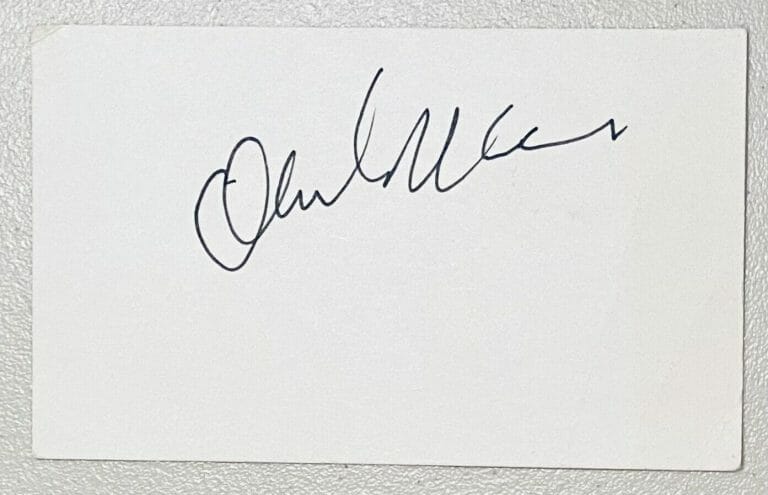 ORSON WELLES SIGNED AUTOGRAPHED 3×5 CARD FULL JSA LETTER CITIZEN KANE
 COLLECTIBLE MEMORABILIA