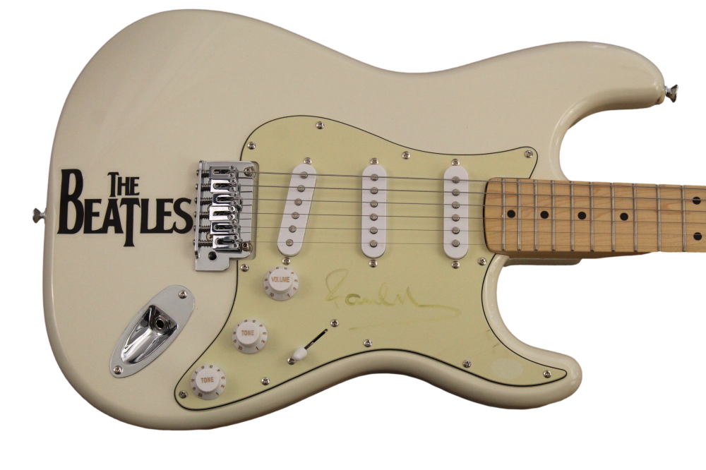 Paul McCartney Signed Autograph Fender Electric Guitar The Beatles Rare PSA COA