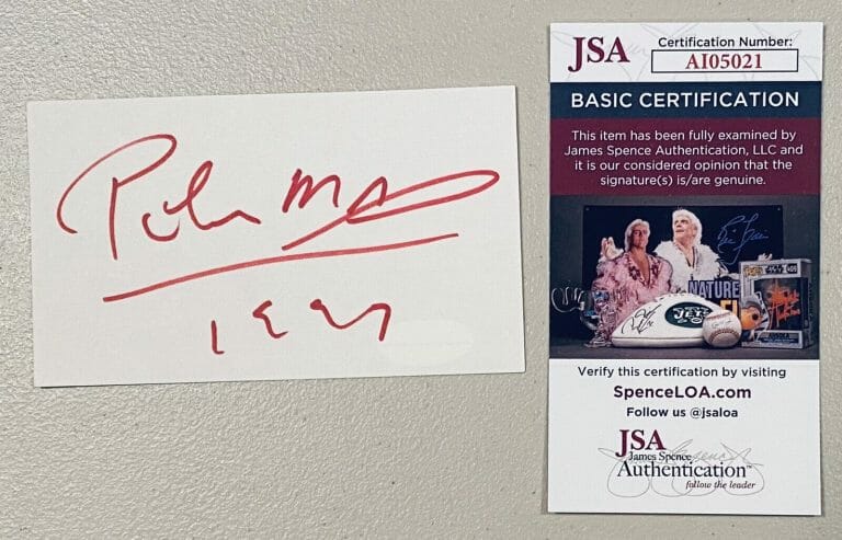 PETER MAX SIGNED AUTOGRAPHED 3×5 CARD JSA CERTIFIED ARTIST POP ART
 COLLECTIBLE MEMORABILIA