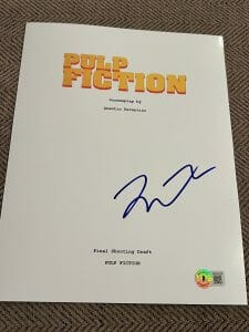 QUENTIN TARANTINO SIGNED AUTOGRAPH MOVIE SCRIPT PULP FICTION BECKETT BAS COA X1 COLLECTIBLE MEMORABILIA