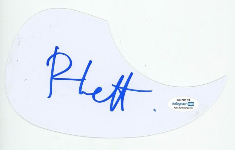 RHETT MILLER OLD 97S SIGNED AUTOGRAPH ACOUSTIC GUITAR PICKGUARD ACOA COLLECTIBLE MEMORABILIA