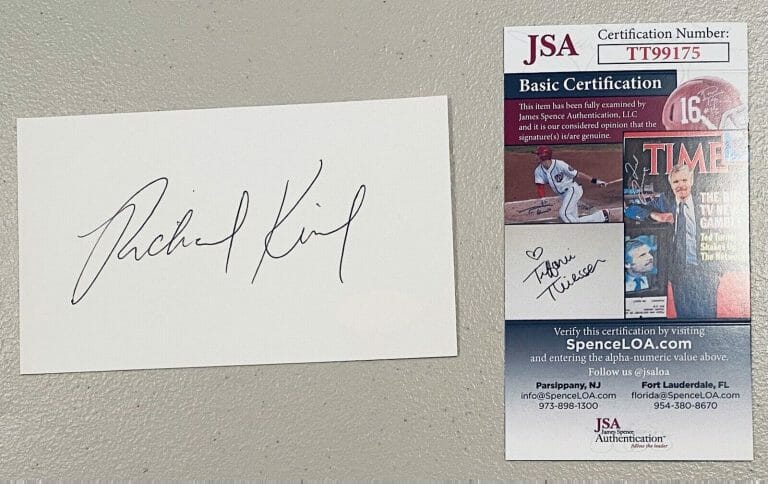 RICHARD KIND SIGNED AUTOGRAPHED 3×5 CARD JSA CERTIFIED SPIN CITY MAD ABOUT YOU
 COLLECTIBLE MEMORABILIA