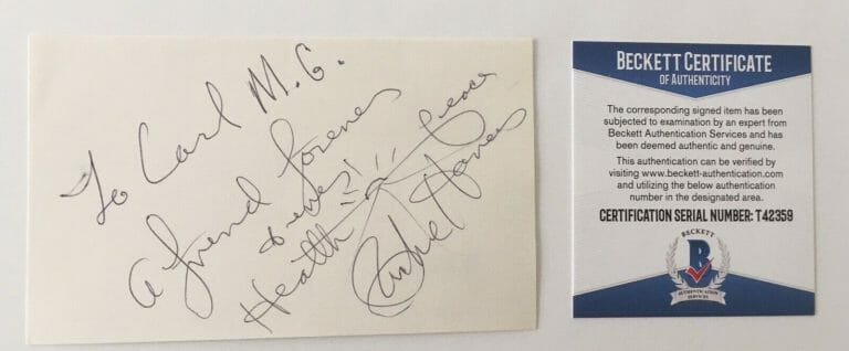 RICHIE HAVENS SIGNED AUTOGRAPHED 3×5 CARD BAS BECKETT CERTIFIED
 COLLECTIBLE MEMORABILIA