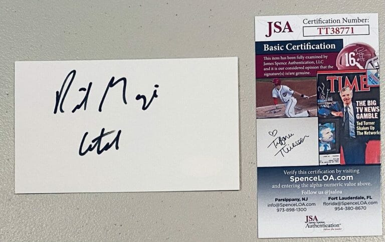 RICK MAJERUS SIGNED AUTOGRAPHED 3×5 CARD JSA CERT COACH UTAH BASKETBALL HOF
 COLLECTIBLE MEMORABILIA