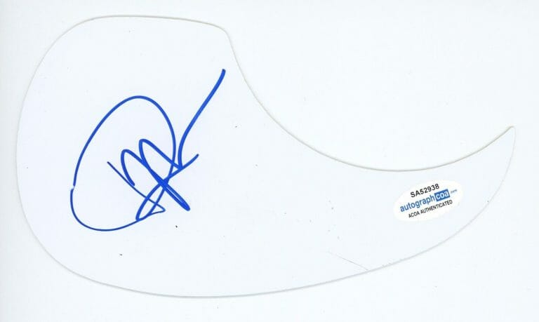 RICK MONROE COUNTRY SINGER SIGNED AUTOGRAPH ACOUSTIC PICKGUARD ACOA COA COLLECTIBLE MEMORABILIA