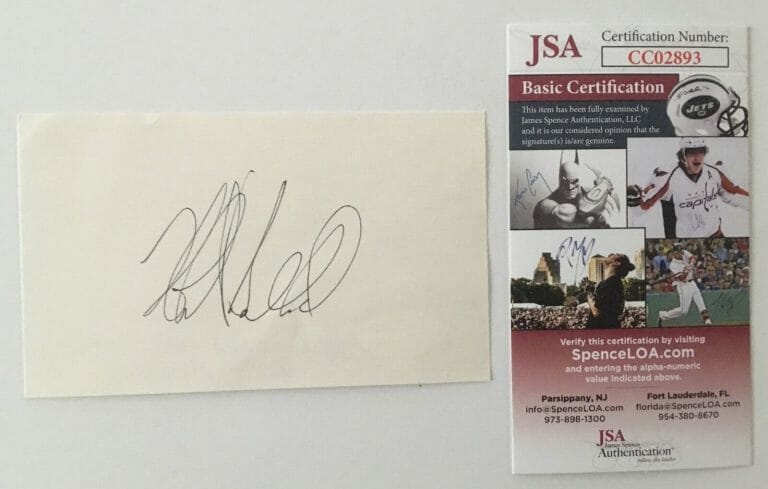ROBERT BALLARD SIGNED AUTOGRAPHED 3×5 CARD JSA CERTIFIED TITANIC
 COLLECTIBLE MEMORABILIA