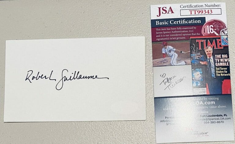 ROBERT GUILLAUME SIGNED AUTOGRAPHED 3×5 CARD JSA CERTIFIED BENSON SOAP LION KING
 COLLECTIBLE MEMORABILIA