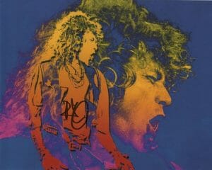 ROBERT PLANT SIGNED AUTOGRAPH 8X10 PHOTO – LED ZEPPELIN ICON W/ JSA LOA COLLECTIBLE MEMORABILIA