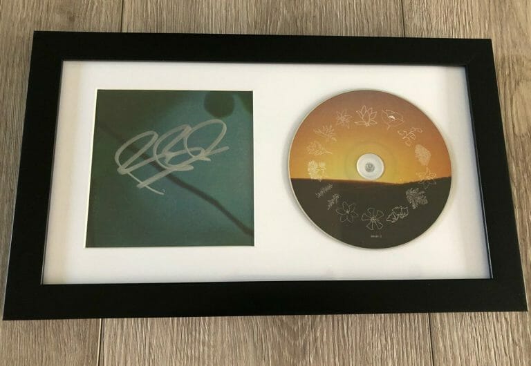 ROBIN PECKNOLD SIGNED AUTOGRAPH FLEET FOXES SHORE FRAMED & MATTED CD
 COLLECTIBLE MEMORABILIA