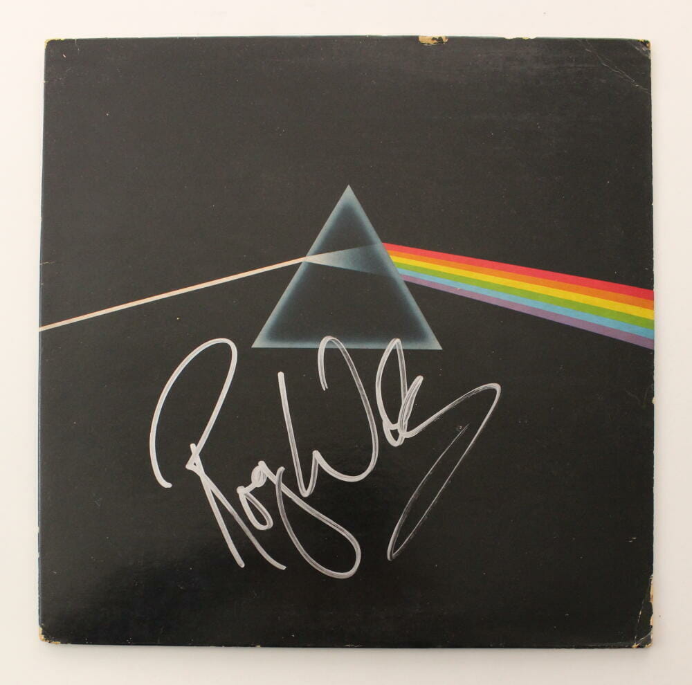 Roger Waters Signed Autograph Album Vinyl Record The Dark Side of the Moon REAL