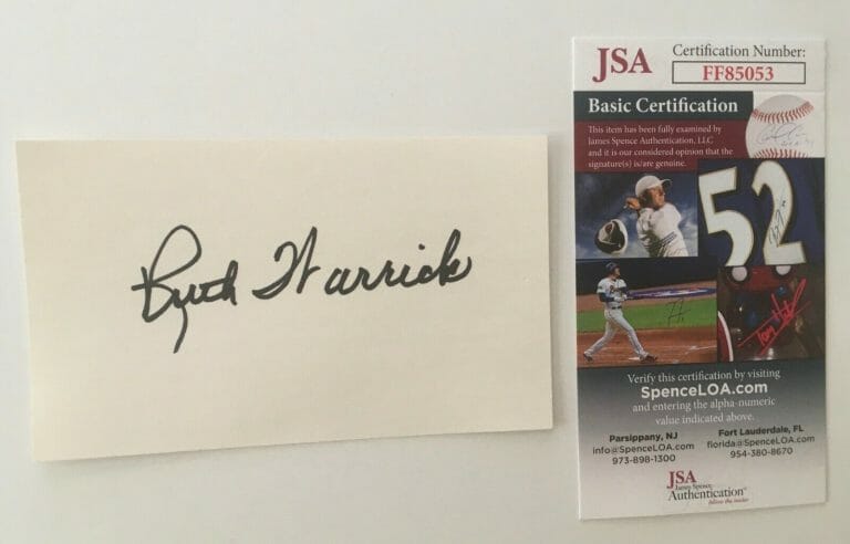 RUTH WARRICK SIGNED AUTOGRAPHED 3×5 CARD JSA CERTIFIED CITIZEN KANE
 COLLECTIBLE MEMORABILIA
