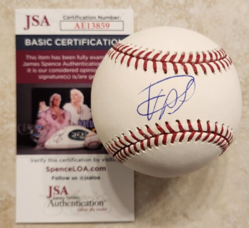 SANDY ALCANTARA SIGNED OFFICIAL MLB BASEBALL W/ JSA COA #AE13859 MIAMI MARLINS COLLECTIBLE MEMORABILIA