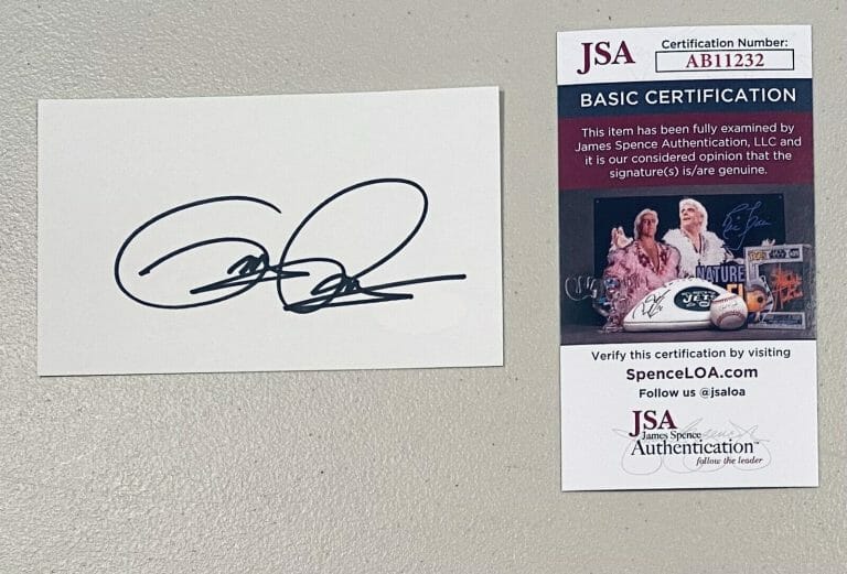 SCOTT PRUETT SIGNED AUTOGRAPHED 3×5 CARD JSA CERT INDYCAR CART NASCAR
 COLLECTIBLE MEMORABILIA
