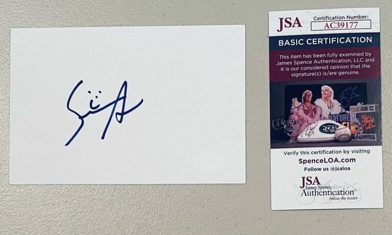 SEAN ASTIN SIGNED AUTOGRAPHED 4×6 CARD JSA CERTIFIED GOONIES LORD OF THE RINGS
 COLLECTIBLE MEMORABILIA