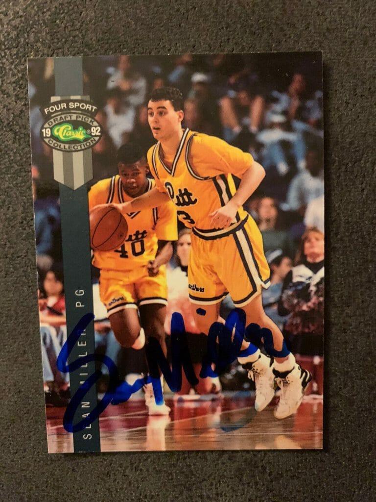 SEAN MILLER SIGNED BASKETBALL TRADING CARD XAVIER MUSKETEERS PITT PANTHERS RC
 COLLECTIBLE MEMORABILIA
