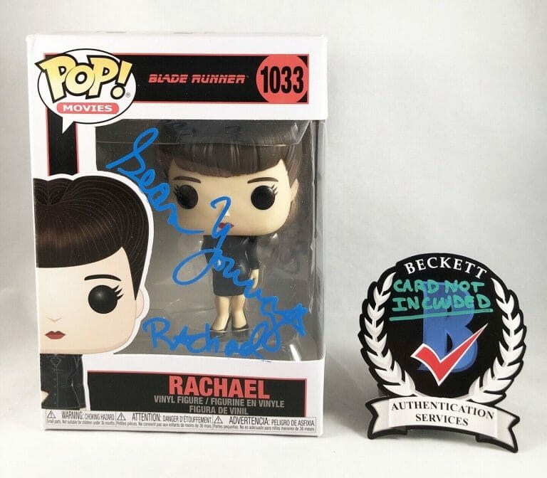 SEAN YOUNG SIGNED FUNKO POP BECKETT BAS BLADE RUNNER RACHAEL 1 COA COLLECTIBLE MEMORABILIA