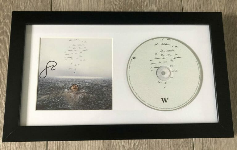 SHAWN MENDES SIGNED AUTOGRAPH WONDER FRAMED & MATTED CD
 COLLECTIBLE MEMORABILIA