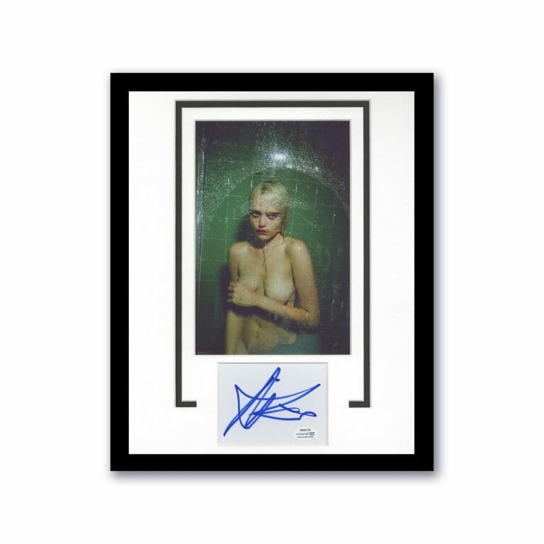 SKY FERREIRA “NIGHT TIME, MY TIME” AUTOGRAPH SIGNED FRAMED 11×14 DISPLAY ACOA COLLECTIBLE MEMORABILIA