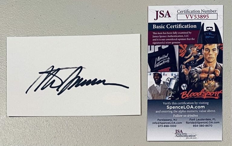 STEVE SPURRIER SIGNED AUTOGRAPHED 3×5 CARD JSA CERTED HEISMAN FLORIDA GATORS
 COLLECTIBLE MEMORABILIA