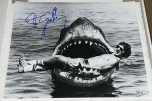 STEVEN SPIELBERG SIGNED AUTOGRAPH NEW JAWS IN MOUTH HUGE 16X20 PHOTO BECKETT COA COLLECTIBLE MEMORABILIA