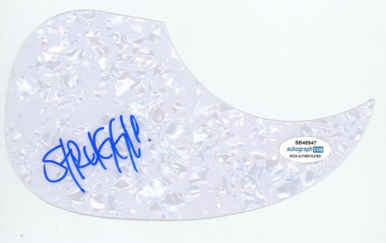 STRUGGLE JENNINGS COUNTRY RAP SIGNED AUTOGRAPH ACOUSTIC PICKGUARD ACOA COA COLLECTIBLE MEMORABILIA