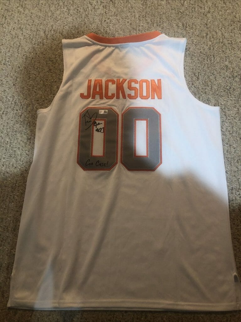 SYRACUSE ORANGE- RICK JACKSON SIGNED AUTOGRAPH JERSEY TRISTAR COA CUSE COLLECTIBLE MEMORABILIA