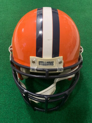 SYRACUSE UNIVERSITY VINTAGE GAME WORN 1999 FOOTBALL HELMET AWESOME+RARE
Opens in a new window or tab