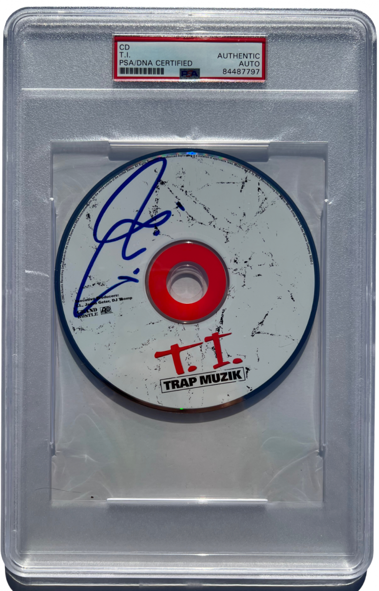 T.I. SIGNED AUTOGRAPHED TRAP MUZIK CD ALBUM TI TIP HARRIS PSA/DNA COLLECTIBLE MEMORABILIA