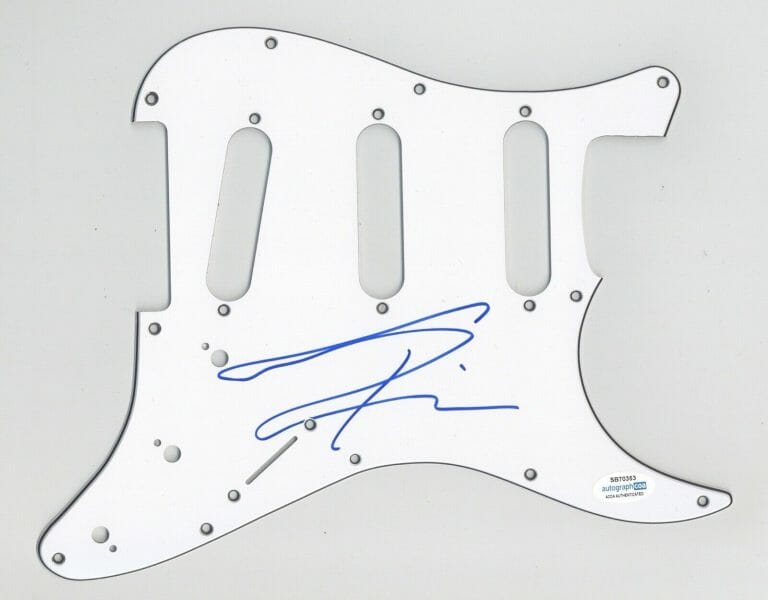 T-PAIN SIGNED AUTOGRAPH STRAT ELECTRIC GUITAR PICKGUARD ACOA RAP BUY U A DRANK COLLECTIBLE MEMORABILIA