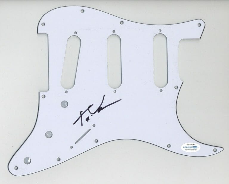 TAI VERDES A.O.K SIGNED AUTOGRAPH STRAT ELECTRIC GUITAR PICKGUARD ACOA TIK TOK COLLECTIBLE MEMORABILIA