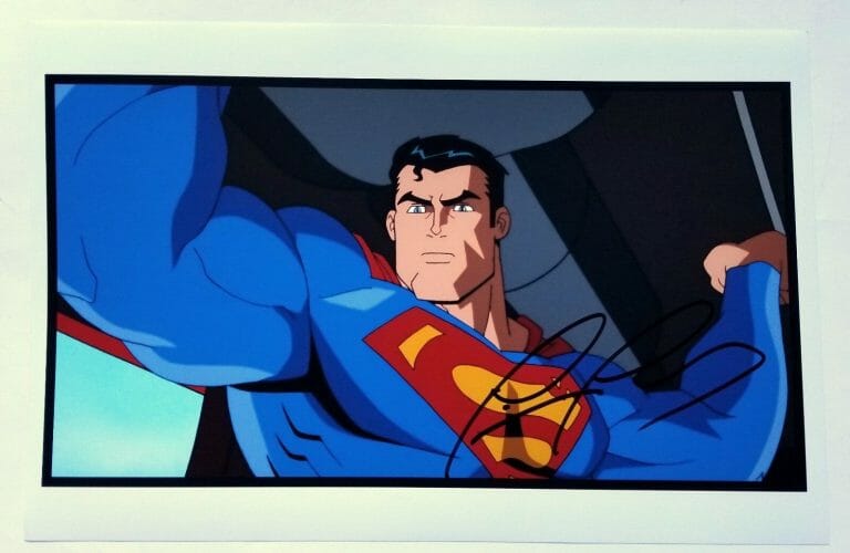 TIM DALY REAL SIGNED 11×17″ POSTER #2 COA CLARK KENT SUPERMAN ANIMATED SERIES
 COLLECTIBLE MEMORABILIA