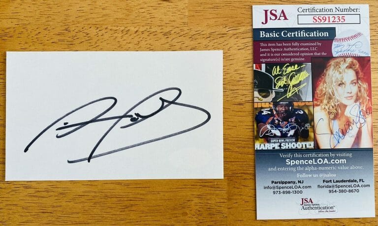 TIM DALY SIGNED AUTOGRAPHED 3×5 CARD JSA CERTIFIED WINGS SUPERMAN
 COLLECTIBLE MEMORABILIA