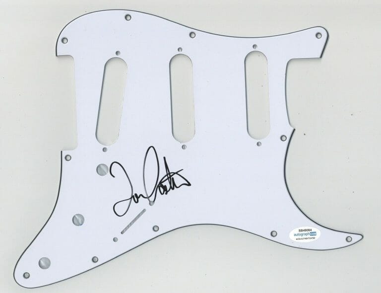 TOMMY CASTRO SIGNED AUTOGRAPH STRAT GUITAR PICKGUARD ACOA BLUES LUCKY IN LOVE COLLECTIBLE MEMORABILIA