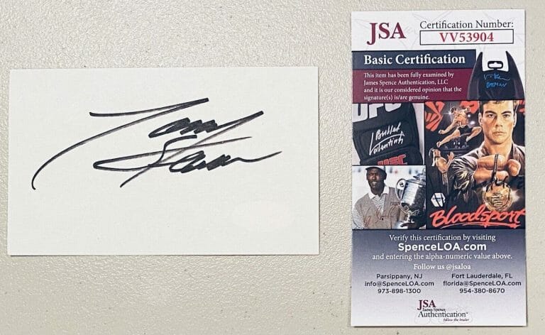 TONY STEWART SIGNED AUTOGRAPHED 3×5 CARD JSA CERTIFIED NASCAR CHAMPION HOF
 COLLECTIBLE MEMORABILIA