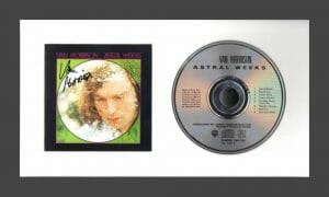 VAN MORRISON SIGNED AUTOGRAPH ASTRAL WEEKS FRAMED CD DISPLAY – READY TO HANG JSA COLLECTIBLE MEMORABILIA