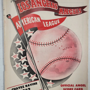 VINTAGE BASEBALL 1962 LOS ANGELES ANGELS AMERICAN LEAGUE CHAVEZ RAVINE PROGRAM
Opens in a new window or tab