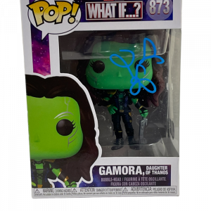 ZOE SALDANA SIGNED POP FUNKO FIGURE "WHAT IF" GAMORA MARVEL AUTOGRAPH BECKETT 2