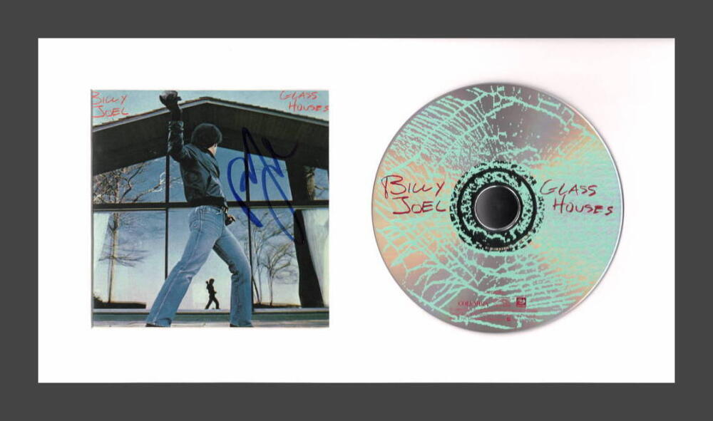 Billy Joel Signed Autograph Glass Houses Framed CD Display - Ready to Hang! JSA
