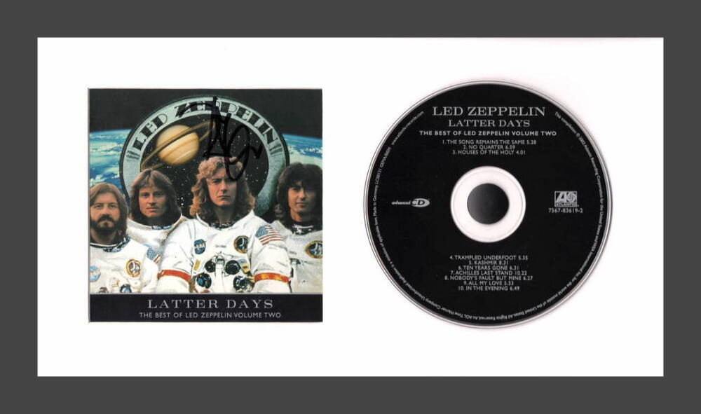 Robert Plant Signed Autograph The Best of Led Zeppelin 2 Framed CD Display JSA
