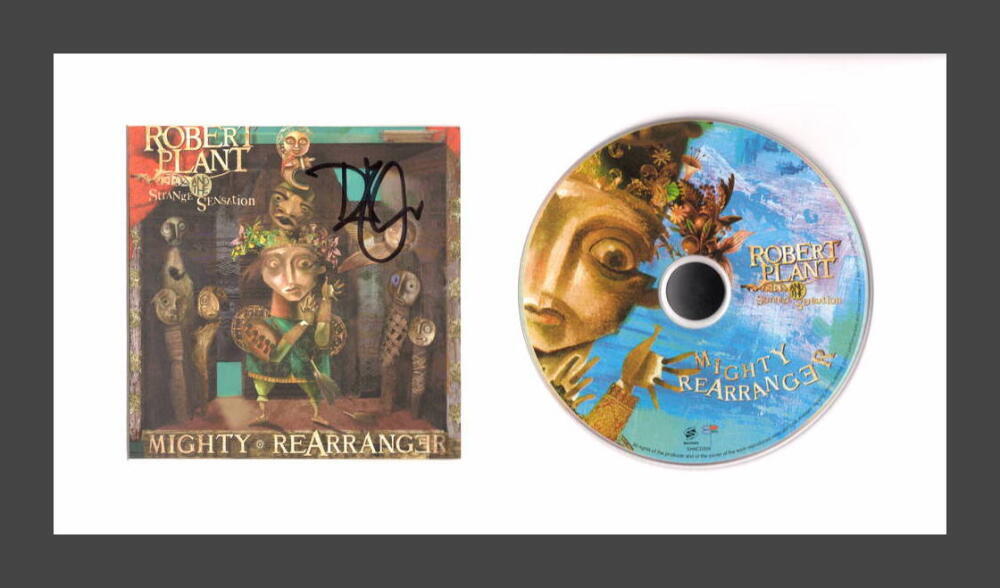 Robert Plant Signed Autograph Mighty ReArranger Framed CD Led Zeppelin JSA COA
