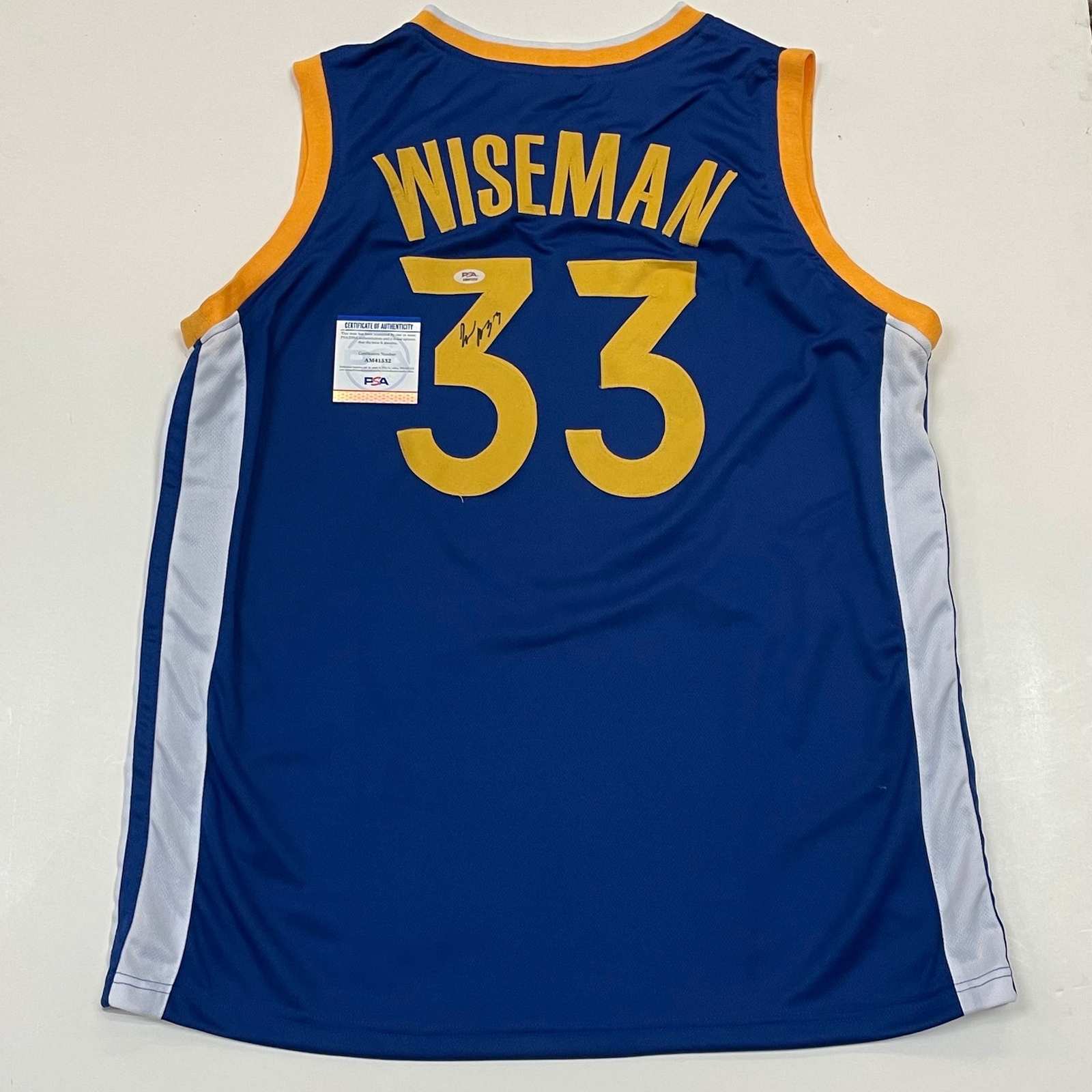 James Wiseman signed jersey PSA/DNA Golden State Warriors Autographed
