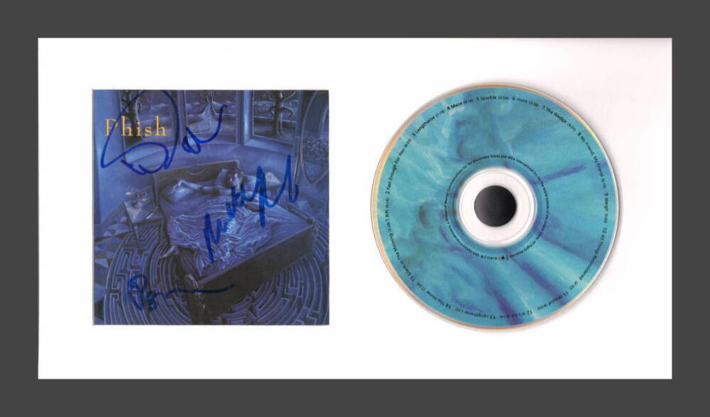 Trey Anastasio Mike Page Signed Autograph Phish Rift Framed CD Display JSA COA
