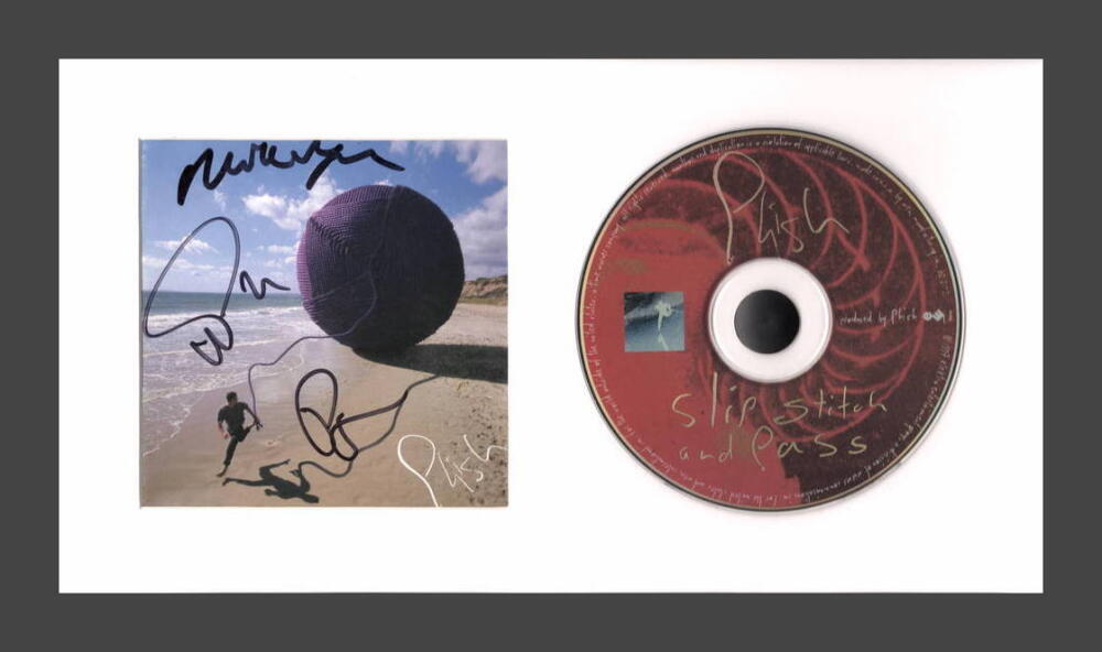 Trey Anastasio Mike Gordon Page Mc Signed Autograph Phish Framed CD Display JSA
