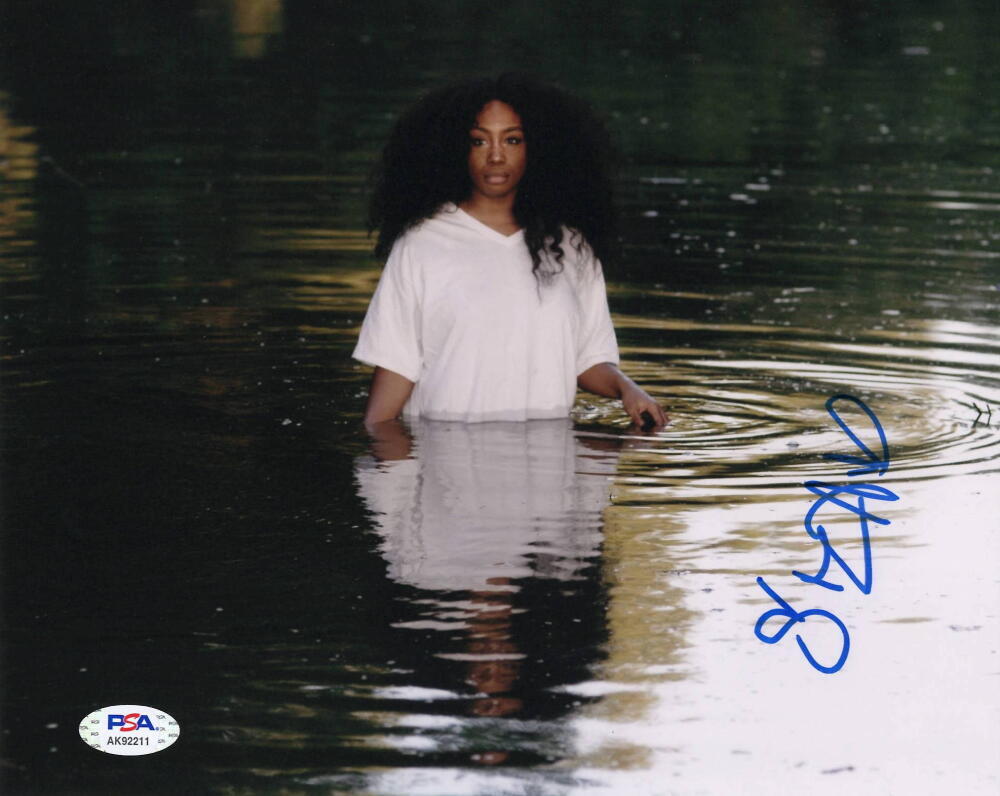 SZA Signed Autograph 8x10 Photo - Sexy Singer Ctrl SOS All the Stars w/ PSA COA
