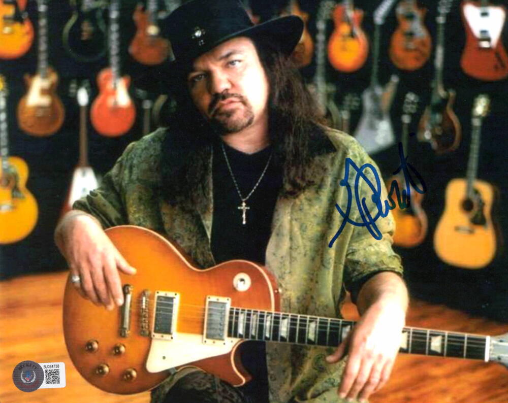 Gary Rossington Signed Autograph 8x10 Photo - Lynyrd Skynyrd Guitar God Beckett
