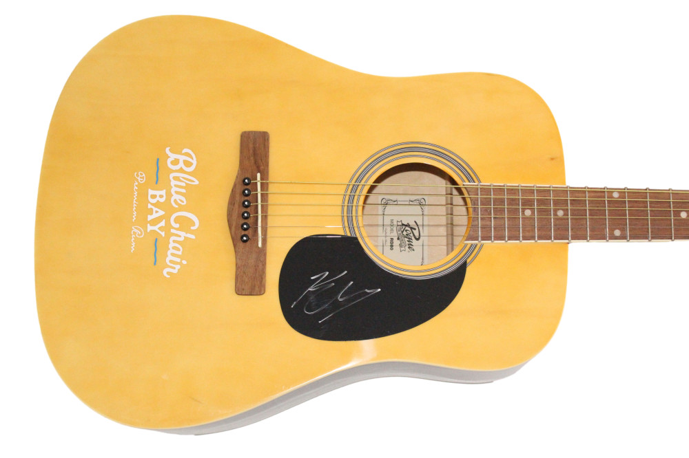 Kenny Chesney Signed Autograph Blue Chair Bay Guitar Country Music Star JSA COA
