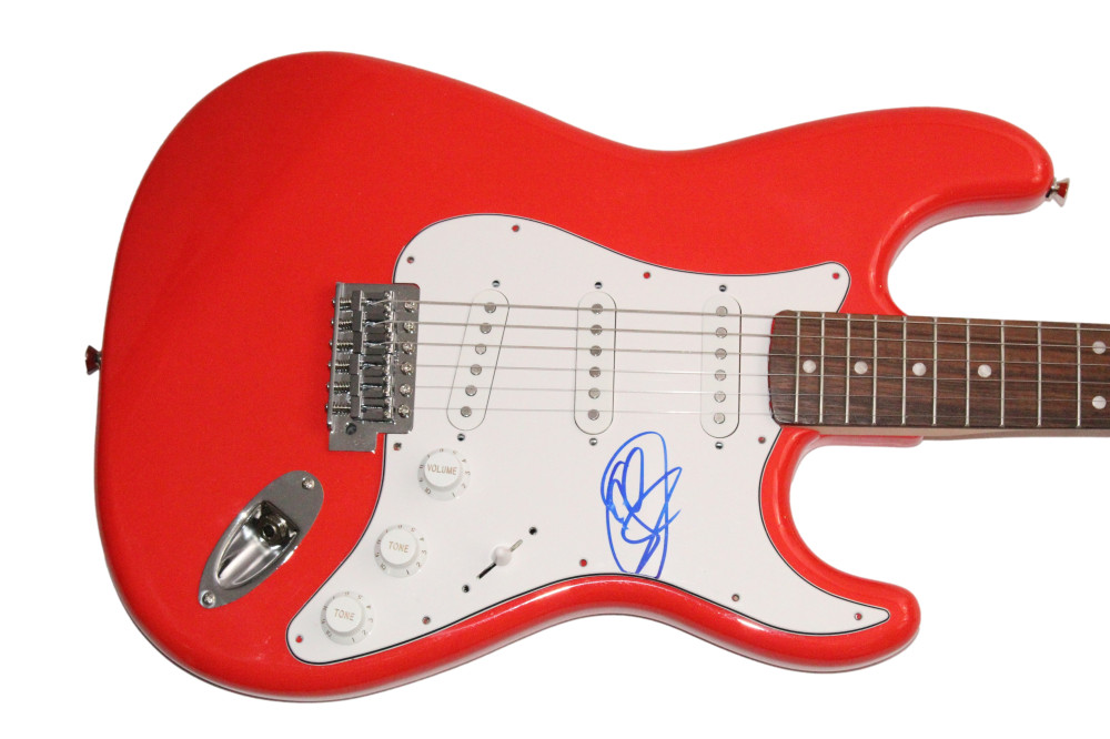 Miley Cyrus Signed Autograph Fender Electric Guitar Can't Be Tamed Breakout JSA
