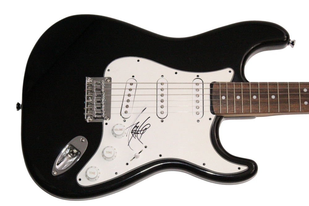 Amy Lee Evanescence Signed Autograph Fender Electric Guitar Synthesis w/ JSA COA
